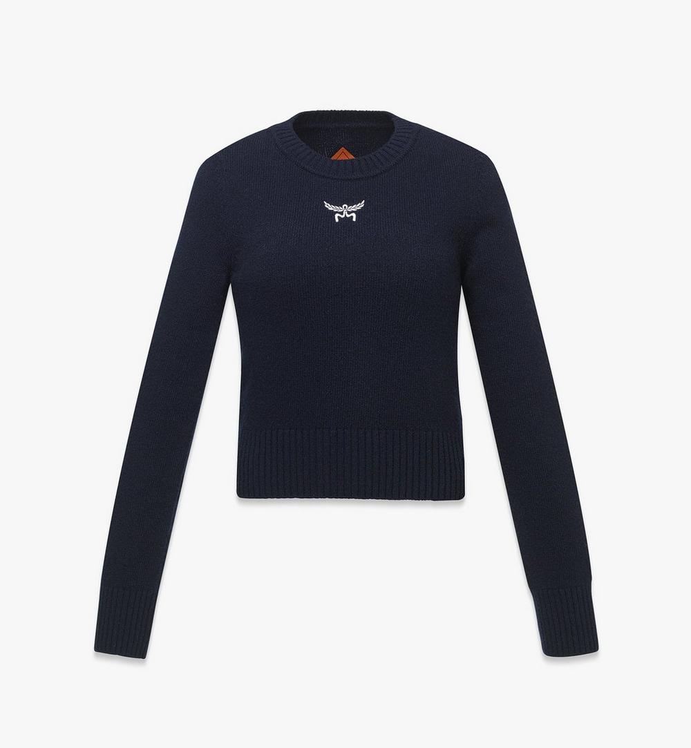 Laurel Cropped Sweater in Wool and Recycled Cashmere 1 Laurel Cropped Sweater in Wool and Recycled Cashmere 1